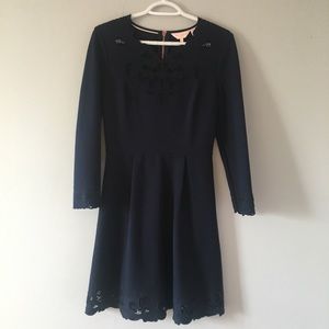 Ted Baker sleeved dress with pockets